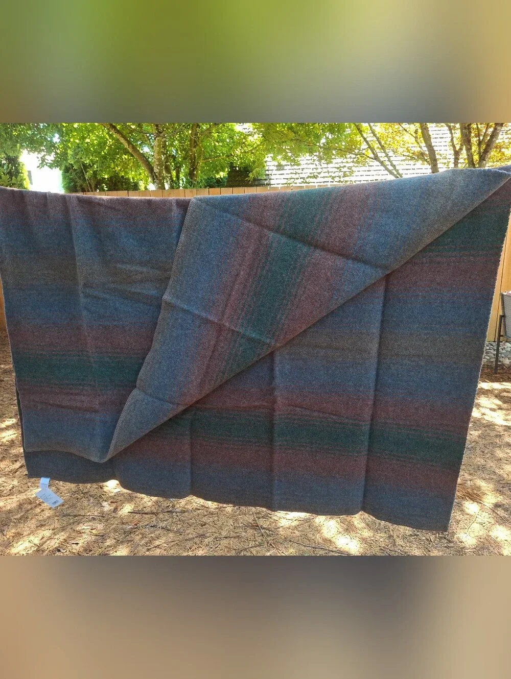 Pendleton x Columbia Wool Blanket Yakima Camp Twin Striped NEW